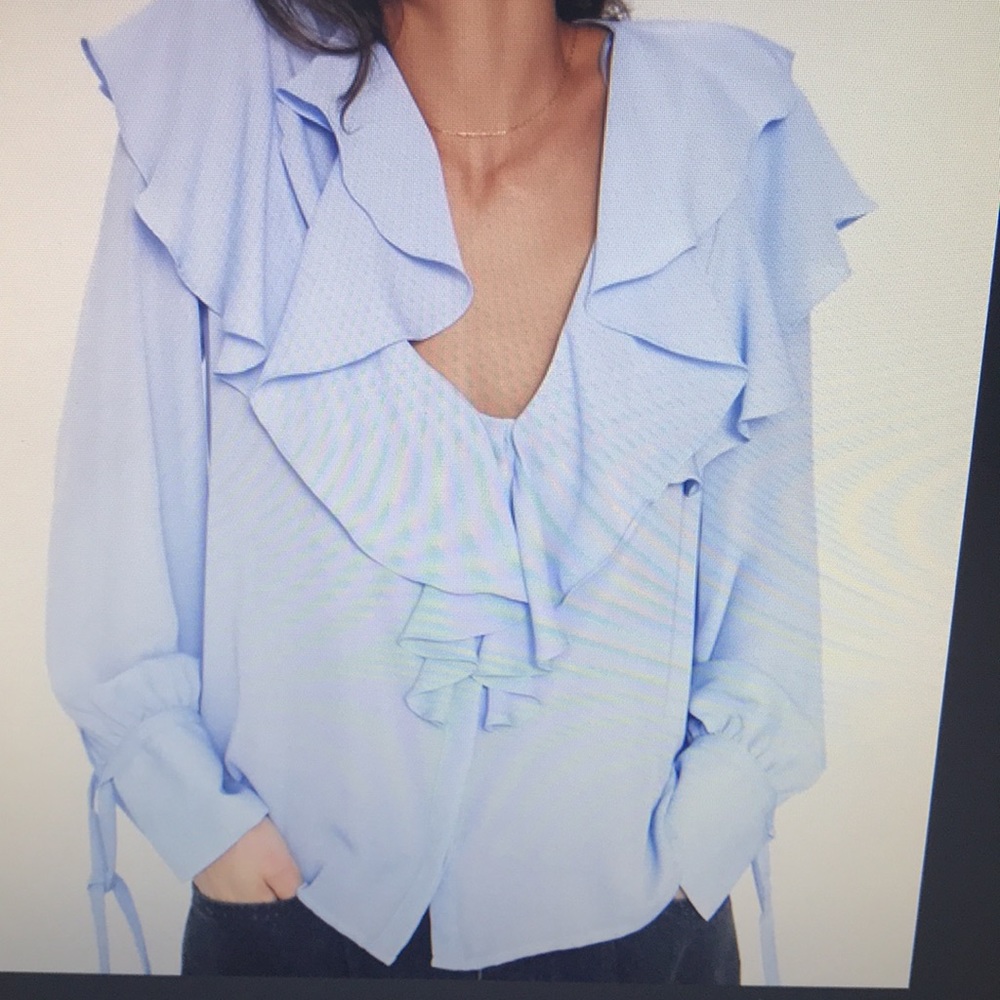 Beautiful baby blue coquette style